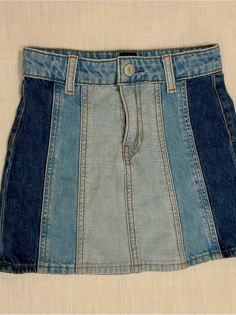 GAP Girls patchwork denim skirt size 6